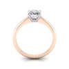 Engagement Ring, Princess Cut, RS14, Rose Gold, TF
