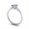 Engagement Ring, Princess Cut, RS13, Platinum, 3D