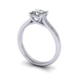Engagement Ring, Princess Cut, RSA2, White Gold, 3D Engagement Ring, Princess Cut, RSA2, White Gold, 3D