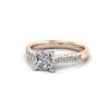 Engagement Ring, Princess Cut, RSA2, Rose Gold, LF