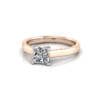 Engagement Ring, Princess Cut, RS12, Rose Gold, LF