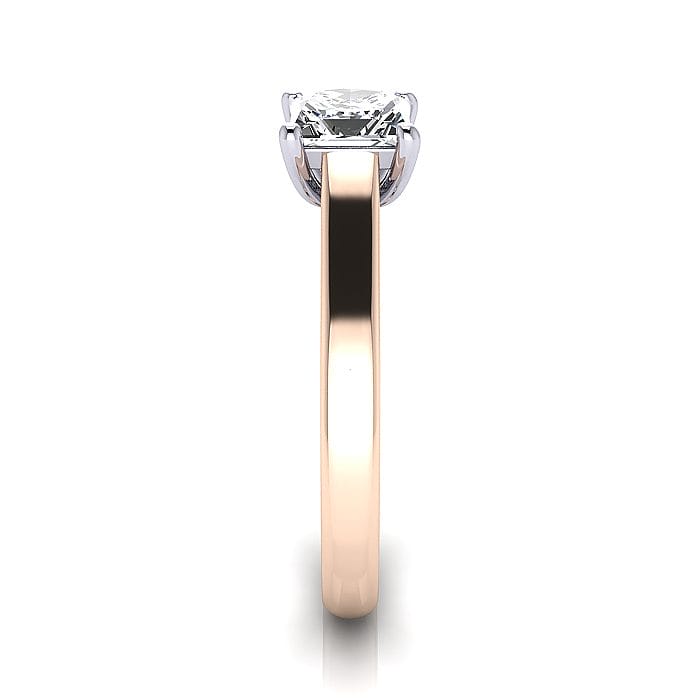 Engagement Ring, Princess Cut, RS12, Rose Gold, SV