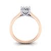 Engagement Ring, Princess Cut, RS12, Rose Gold, TF