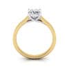 Engagement Ring, Princess Cut, RS12, Yellow Gold, TF