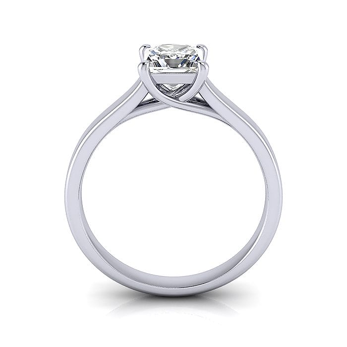 Engagement Ring, Princess Cut, RS12, Platinum, TF Engagement Ring, Princess Cut, RS12, Platinum, TF