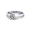 Engagement Ring, Princess Cut, RS12, Platinum, LF Engagement Ring, Princess Cut, RS12, Platinum, LF