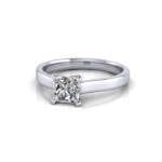 Engagement Ring, Princess Cut, RS12, Platinum, LF Engagement Ring, Princess Cut, RS12, Platinum, LF