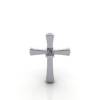 Diamond Cross White Gold PDC3 3D