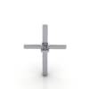 Diamond Cross White Gold PDC1 3D