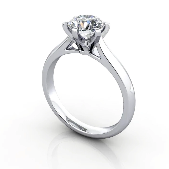 Diamond Ring RS21 Platinum 3D Diamond Ring RS21 Platinum 3D