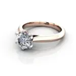 Diamond Ring RS21 Rose Gold LF