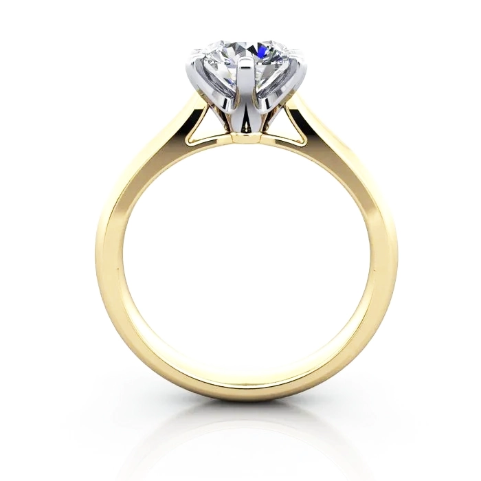 Diamond Ring RS21 Yellow Gold TF