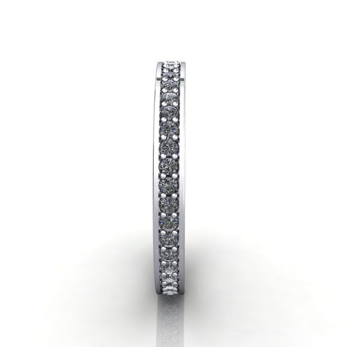 Eternity Ring, RE5, Platinum, Round Brilliant Diamond, SV
