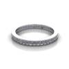 Eternity Ring, RE5, Platinum, Round Brilliant Diamond, LF