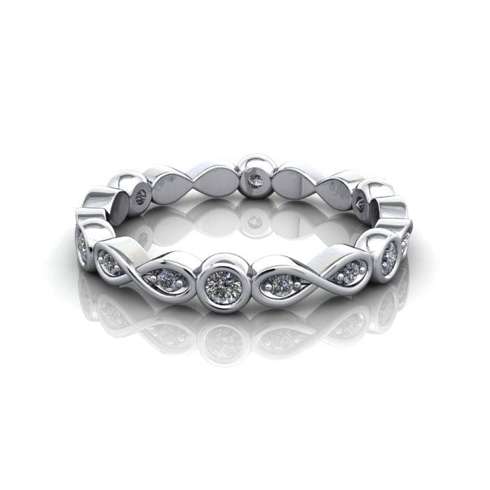Eternity Ring, RE3, Platinum, Round Brilliant Diamond, LF Eternity Ring, RE3, Platinum, Round Brilliant Diamond, LF