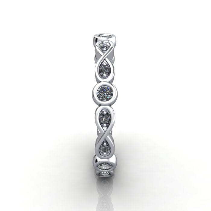Eternity Ring, RE3, Platinum, Round Brilliant Diamond, SV Eternity Ring, RE3, Platinum, Round Brilliant Diamond, SV