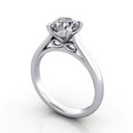 Video-RS34-Round-Platinum-Diamond-Solitaire-3D Platinum RS34 Engagement Ring