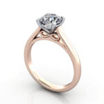 Video RS34 Rose Gold Engagement Ring