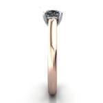 Solitaire Diamond Ring, RS35. Rose Gold, Cushion, SV Solitaire Diamond Ring, RS35. Rose Gold, Cushion, SV