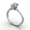 Oval Diamond Ring, RS41, Platinum, 3D Oval Diamond Ring, RS41, Platinum, 3D