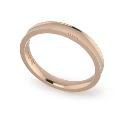 Ladies-Wedding-Ring-Rose-Gold-Concave-3mm