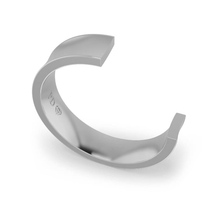 Ladies-Wedding-Ring-Platinum-Concave-5mm-CROSS SECTION Ladies-Wedding-Ring-Platinum-Concave-5mm-CROSS SECTION