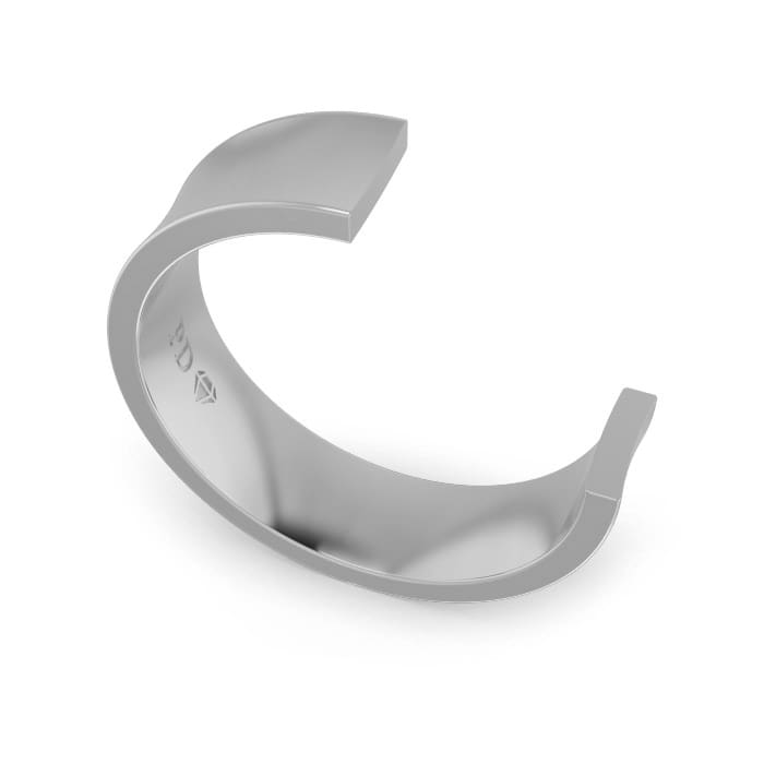 Ladies-Wedding-Ring-Platinum-Concave-6mm-CROSS SECTION Ladies-Wedding-Ring-Platinum-Concave-6mm-CROSS SECTION