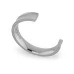 Ladies-Wedding-Ring-Platinum-Concave-4mm-CROSS SECTION Ladies-Wedding-Ring-Platinum-Concave-4mm-CROSS SECTION