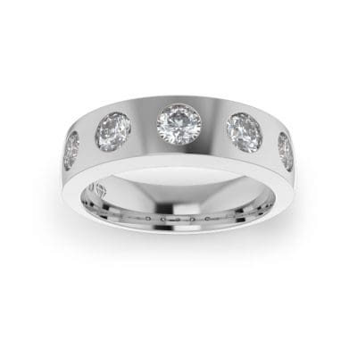 Ladies-Wedding-PLAT-Diamond-Ring-Shot-set-5mm