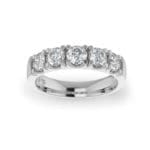 Ladies-Wedding-Platinum-Diamond-Ring-Scallop-Pave-4mm