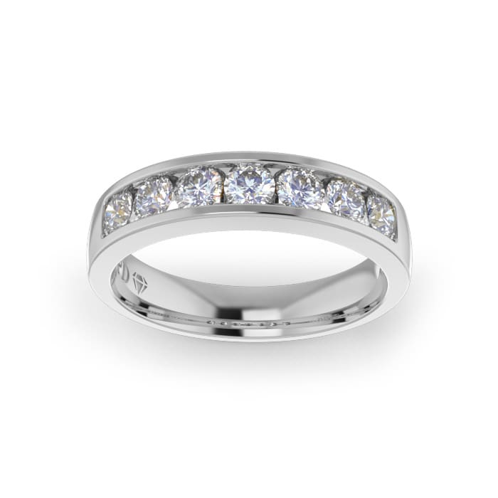 Channel Wedding Ring 4mm
