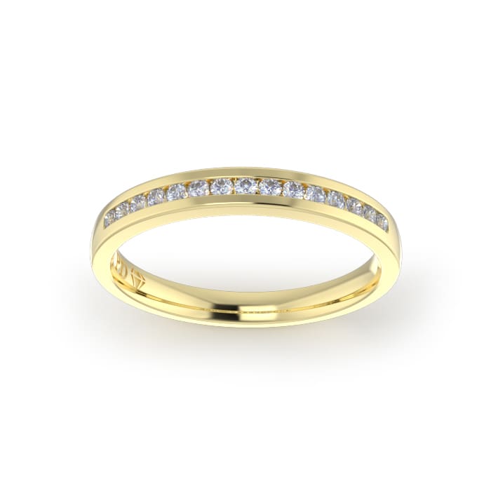 Ladies-Wedding-YG-Diamond-Ring-Channel2.5mm