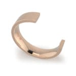 Ladies-Wedding-Ring-Rose-Gold-Flat-5mm-CROSS-SECTION