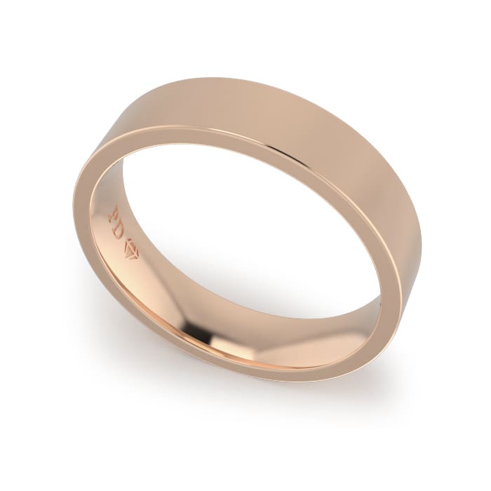 Ladies-Wedding-Ring-Rose-Gold-Flat-5mm