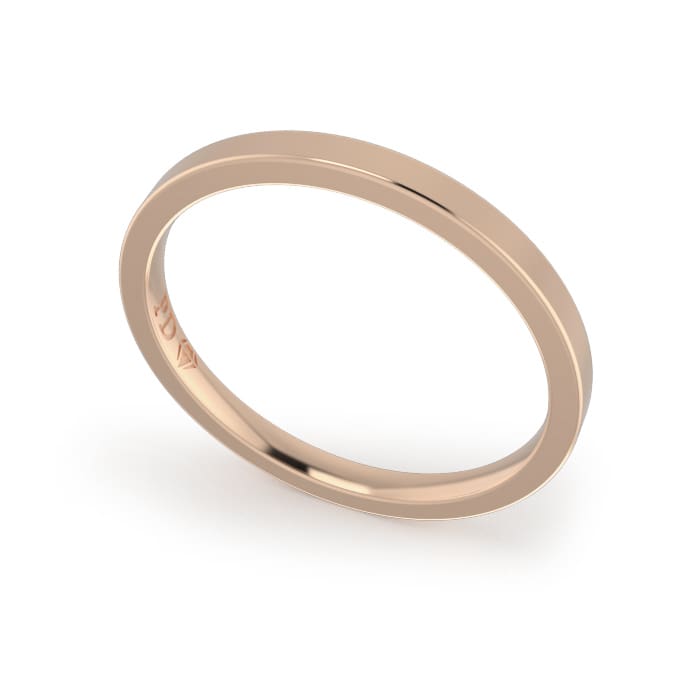 Ladies-Wedding-Ring-Rose-Gold-Flat-2mm