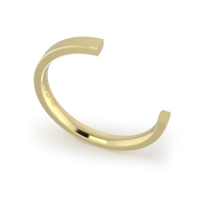 Ladies-Wedding-Ring-Yellow-Gold-Flat-2.5mm-CROSS-SECTION Ladies-Wedding-Ring-Yellow-Gold-Flat-2.5mm-CROSS-SECTION
