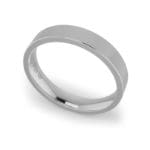Ladies-Wedding-Ring-Platinum-Flat-4mm