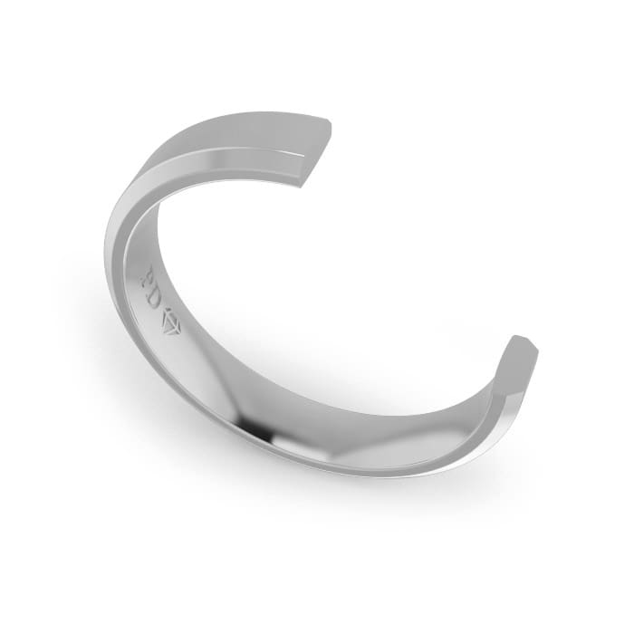 Ladies-Wedding-Ring-White-Gold-Bevelled-4mm-Cross-Section Ladies-Wedding-Ring-White-Gold-Bevelled-4mm-Cross-Section