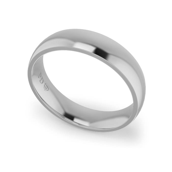 Ladies-Wedding-ring-White-Gold-Quater-Round-5mm
