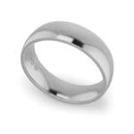 Ladies-Wedding-ring-White-Gold-Quater-Round-6mm
