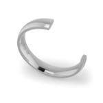 Ladies-Wedding-ring-White-Gold-Quater-Round-4mm-CROSS SECTION