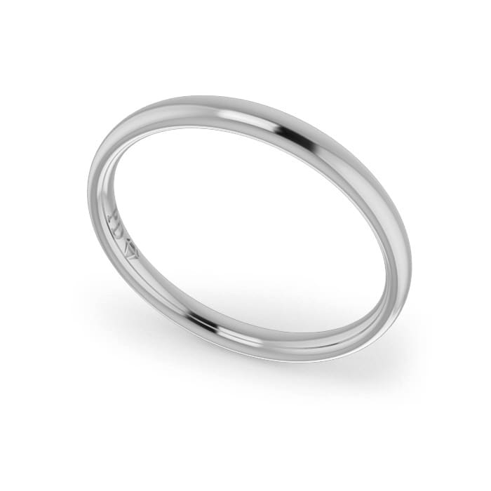 Ladies-Wedding-ring-White-Gold-Ellipse-2.50mm Ladies-Wedding-ring-White-Gold-Ellipse-2.5mm