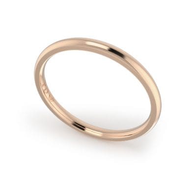 Ladies-Wedding-ring-Rose-Gold-Quarter-Round-2mm