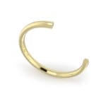 Ladies-Wedding-ring-Yellow-Gold-Quater-Round-2.00mm-CROSS SECTION Ladies-Wedding-ring-Yellow-Gold-Quater-Round-2.00mm-CROSS SECTION
