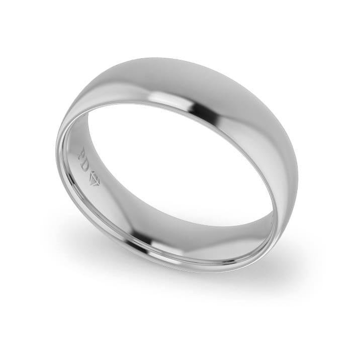 Ladies-Wedding-ring-Platinum-Ellipse-6mm