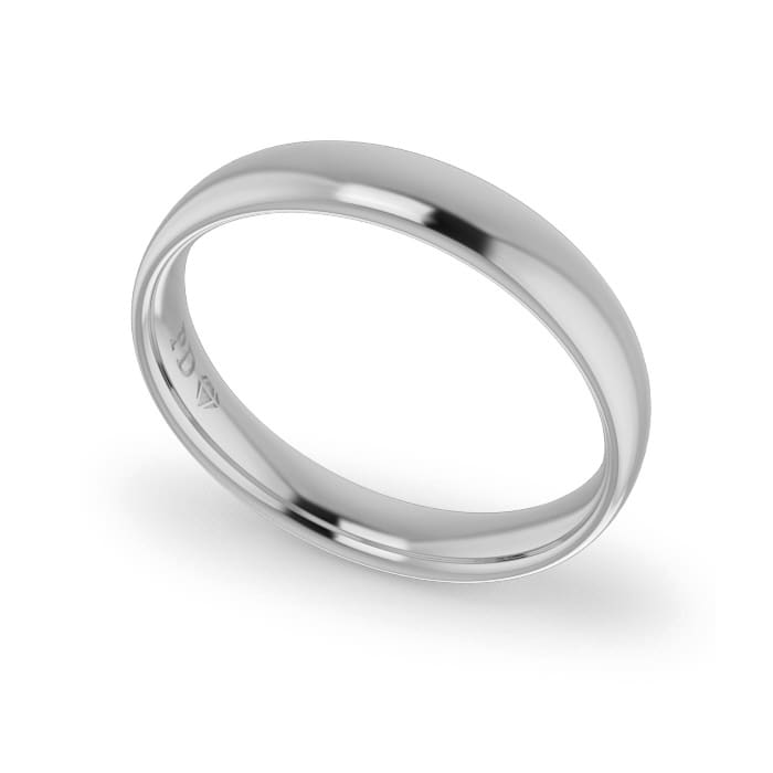 Ladies-Wedding-ring-Platinum-Ellipse-4mm