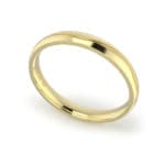 Gents-Wedding-Ring-Yellow-Gold-Wave-3mm