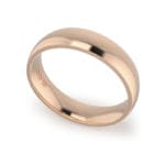 Gents-Wedding-ring-Rose-Gold-Quater-Round-5mm