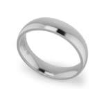 Gents-Wedding-ring-Platinum-Quater-Round-5mm