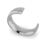Gents-Wedding-ring-White-Gold-Double-Groove-6mm-CROSS SECTION